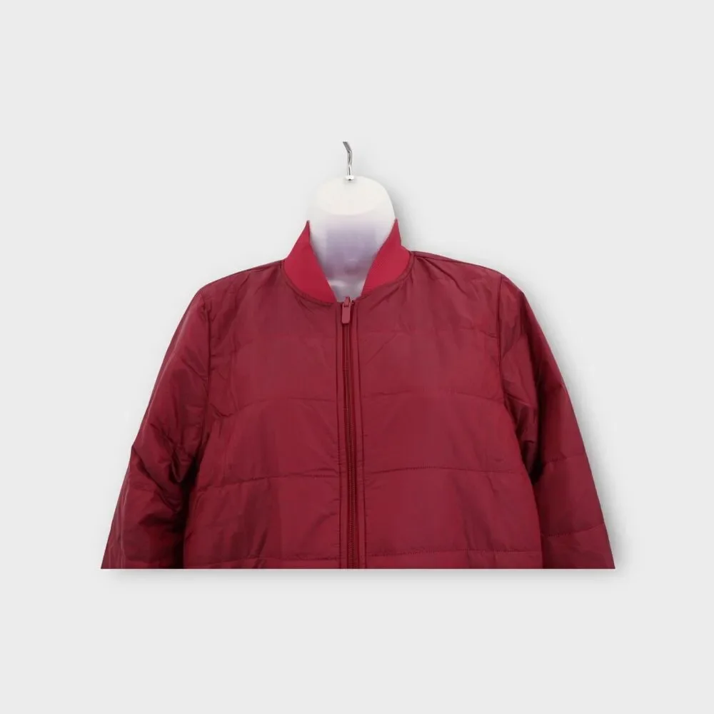 Lululemon Non Stop Bomber Size 8 Reversible Pomegranate NWT Jacket